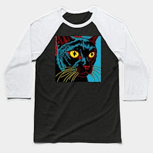 Burns Black Cat I Baseball T-Shirt